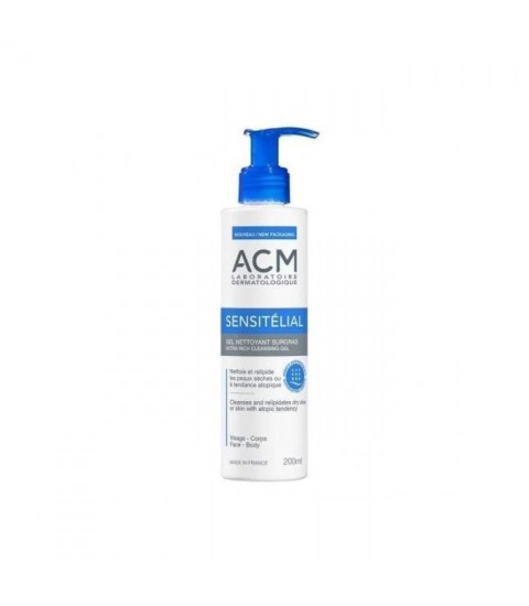 acm-sensitelial-gel-nettoyant-surgras-200ml ACM Sensitelial Gel Nettoyant 200ml – Image 1