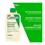 CeraVe Huile Lavante Moussante Hydratante Peau Très Sèche à Atopique | 236ml