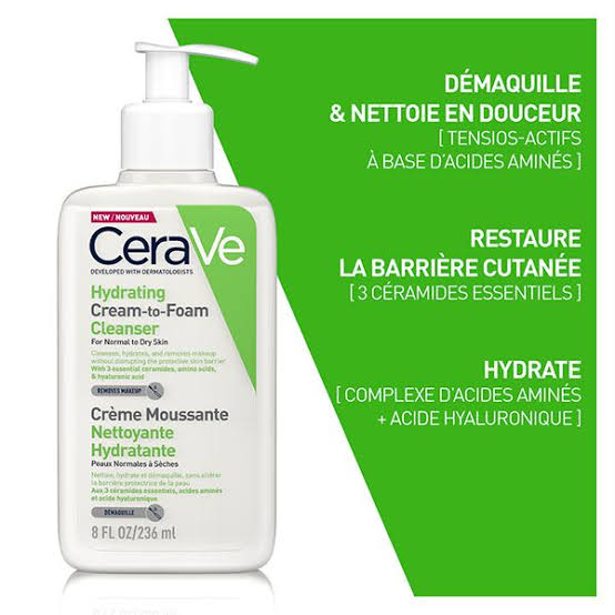 images - 2025-12-15T232632.367 CeraVe Crème Moussante Nettoyante Hydratante Peau Normale à Sèche | 236ml – Image 1