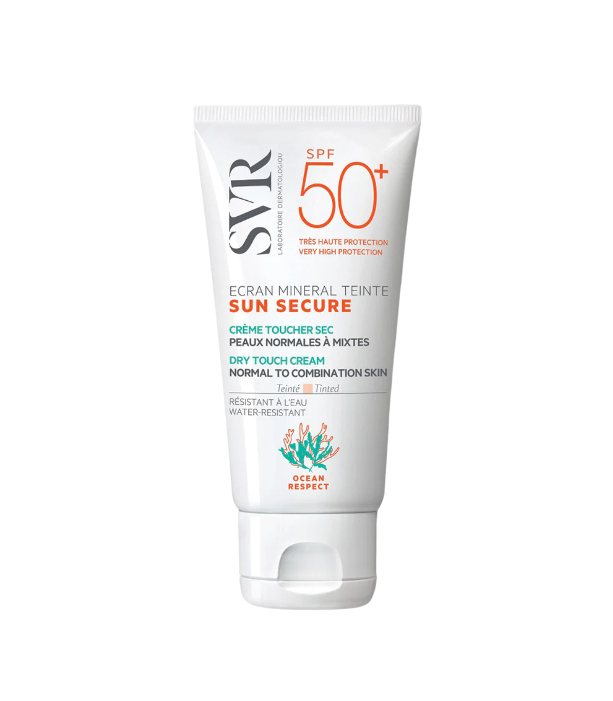 svr-sun-secure-ecran-mineral-teinte-spf50-peaux-normales-a-mixtes SVR SUN SECURE Écran Minéral Teinté Peaux normales à mixtes 50 SPF+ 60 G – Image 1